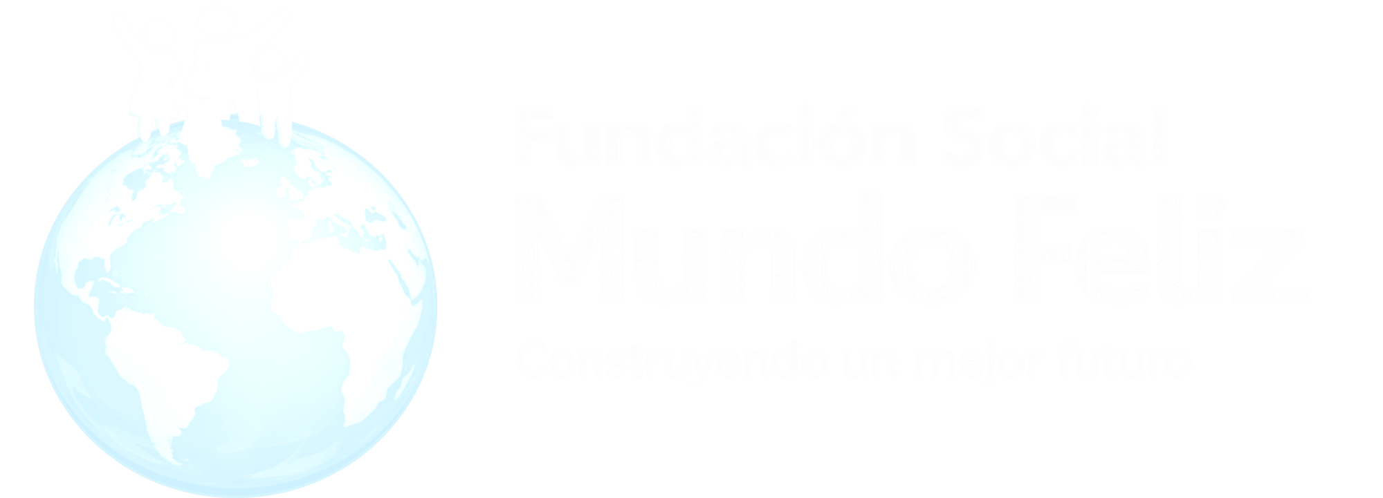 Logo Fundacion Social Mundo Feliz blanco
